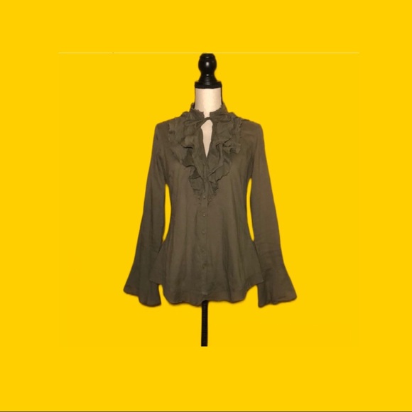 Made in India Tops Made In India Cotton Long Sleeve Blouse Poshmark